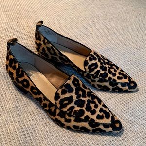 Franco Sarto Leopard Flats